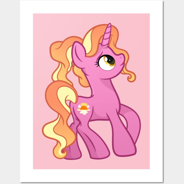 My Little Pony Luster Dawn Wall Art by SketchedCrow